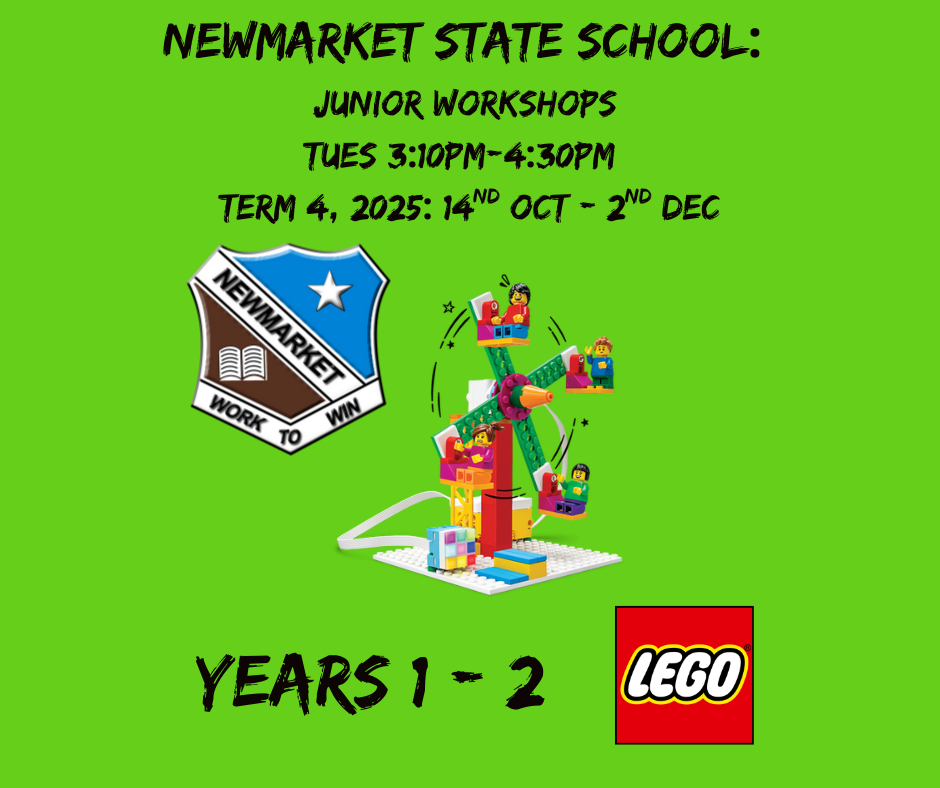 NSS Junior Primary Workshops: Tuesday 3:10pm – 4:30pm, 8 Weeks