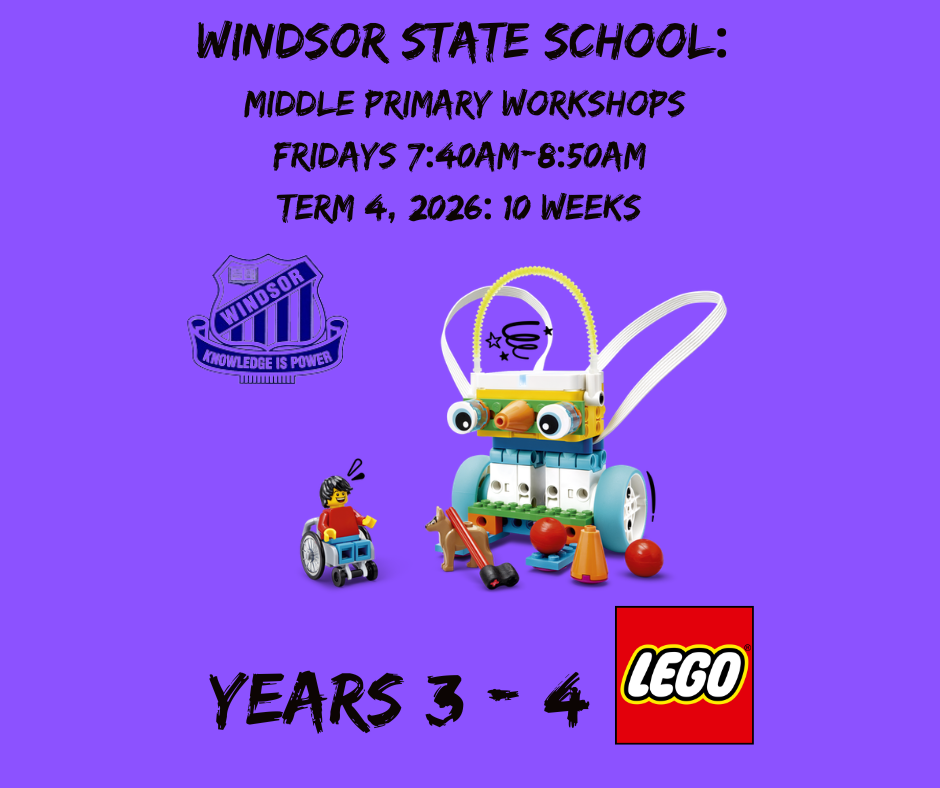 WSS Middle Primary Workshops: Friday 7:40am – 8:50am, 10 Weeks