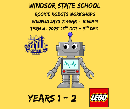 WSS Rookie Robots Workshops: Wednesday 7:40am – 8:50am, 8 Weeks