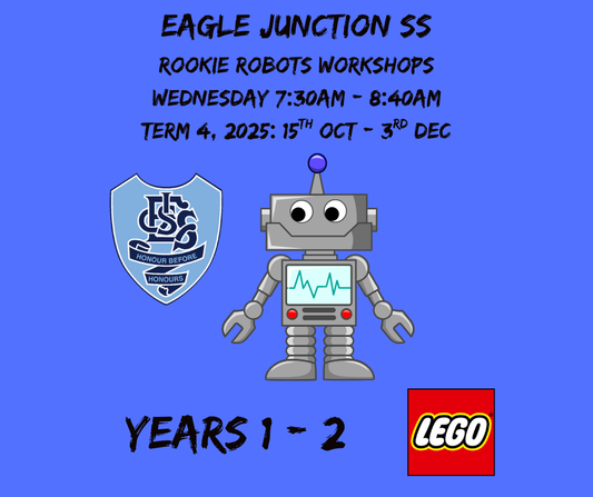 EJSS Rookie Robots Workshops: Wednesday 7:30am – 8:40am, 8 Weeks