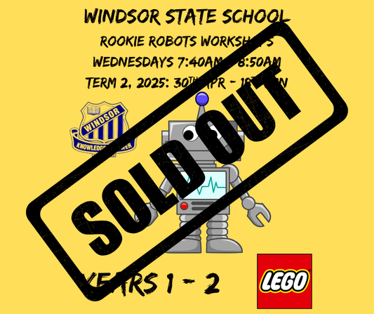 WSS Rookie Robots Workshops: Wednesday 7:40am – 8:50am, 8 Weeks