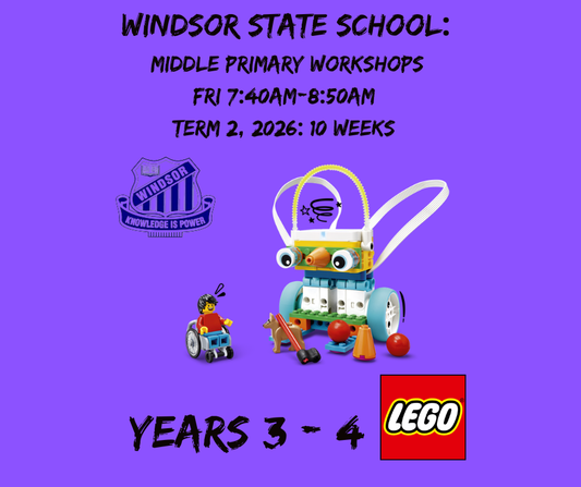 WSS Middle Primary Workshops: Friday 7:40am – 8:50am, 10 Weeks
