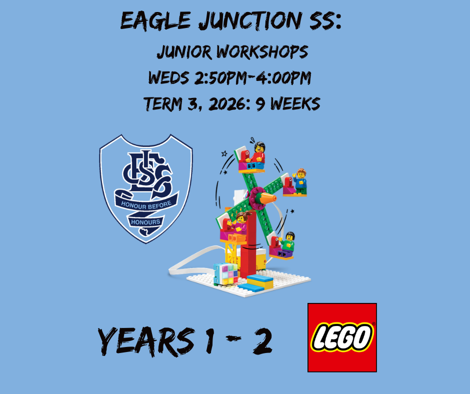 EJSS Junior Primary Workshops: Wednesday 2:50pm – 4:00pm, 9 Weeks