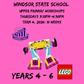 WSS Upper Primary Workshops: Thursdays  3:10pm – 4:30pm, 10 Weeks