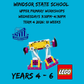 WSS Upper Primary Workshops: Wednesday  3:10pm – 4:30pm, 10 Weeks